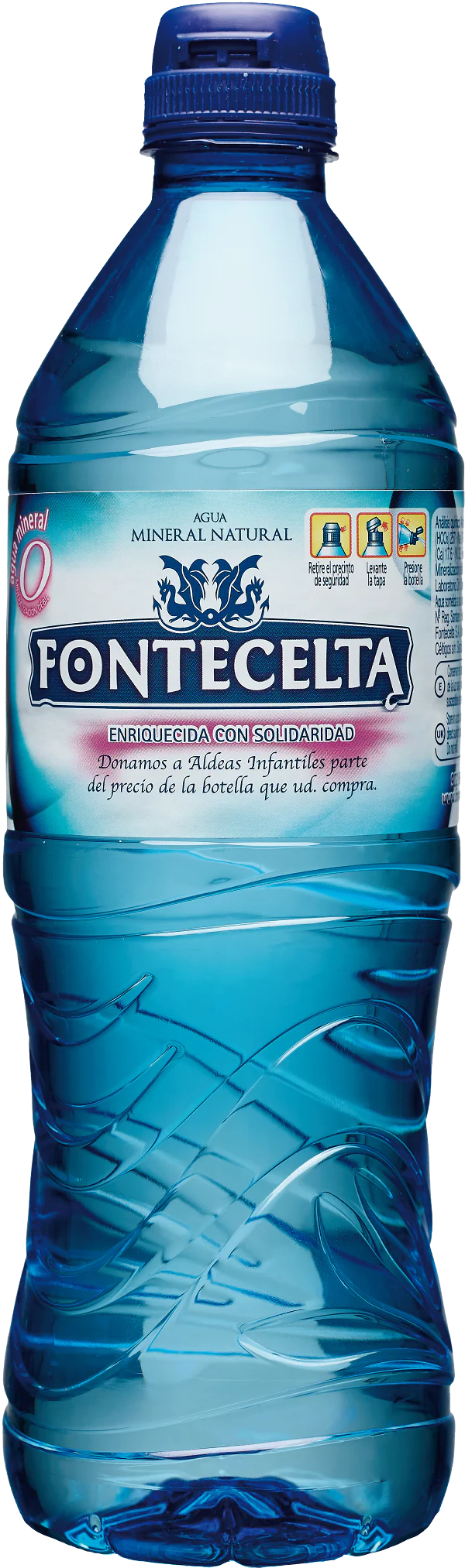 Botella de Agua Mineral Fontecelta Sport de de 75 cl.