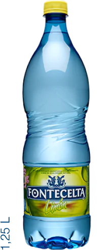 Botella de Agua Mineral Fontecelta sabor limón de 1.25 l.