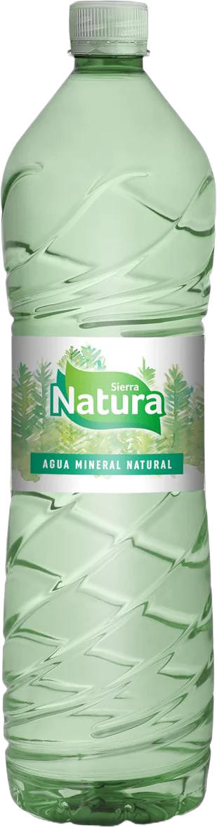 Botella de agua natural mineral Sierra Natura de 1.5 L