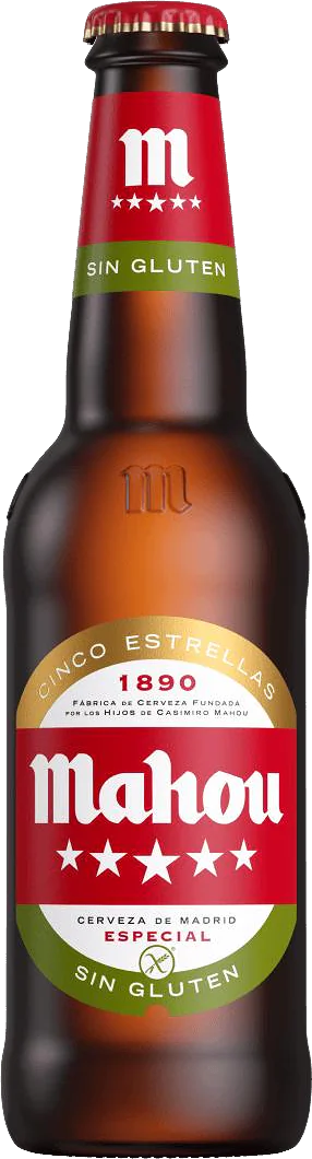 Botellín de Mahou 5 Estrellas