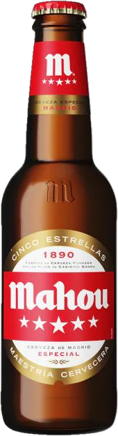Botellín de Mahou 5 Estrellas