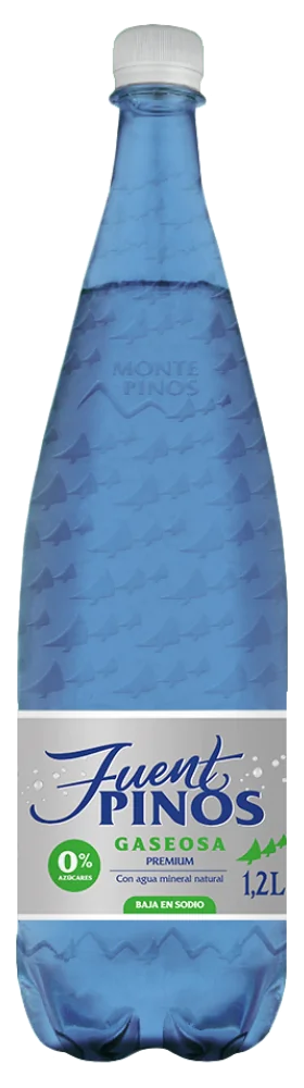 Botella de pet de gaseosa Fuent Pinos de 1.2L