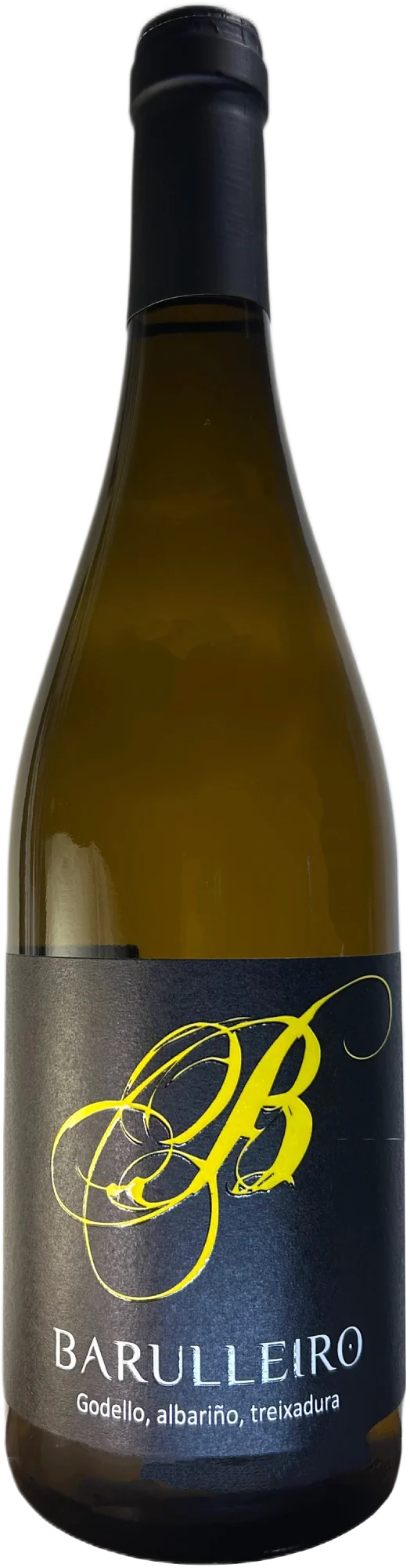 Botella de vino albariño Condes de Albarei
