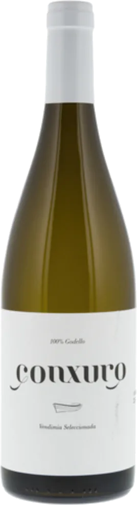 Botella de vino albariño Condes de Albarei