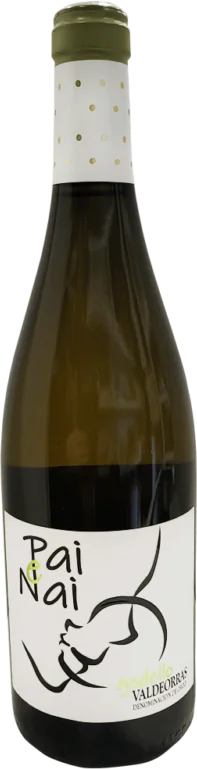 Botella de vino albariño Condes de Albarei