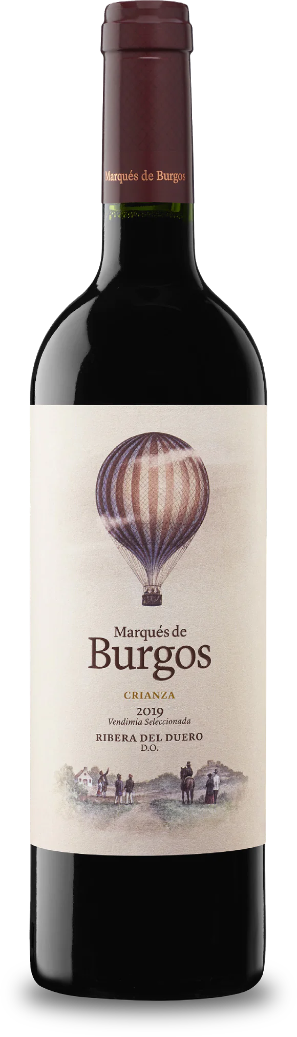 Botella de vino albariño Condes de Albarei