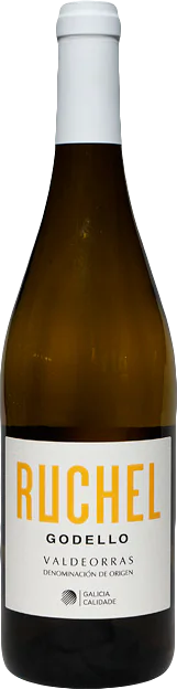 Botella de vino albariño Condes de Albarei