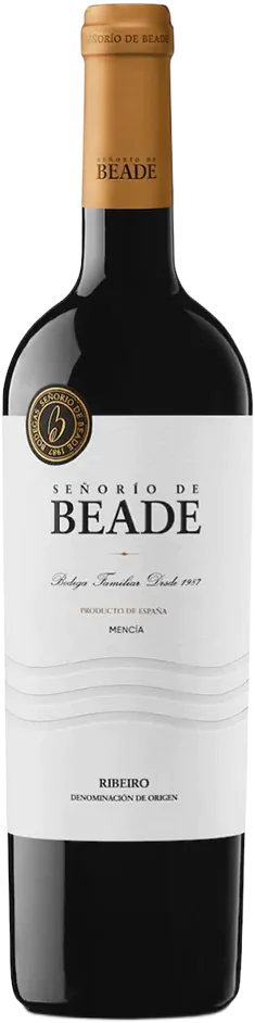 Botella de vino albariño Condes de Albarei