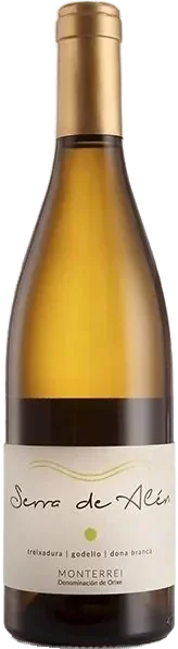 Botella de vino albariño Condes de Albarei