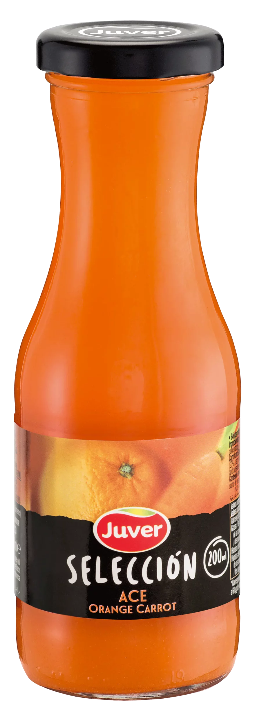 Los cuatro sabores de Mondariz frutas en botellines de 20 cl.