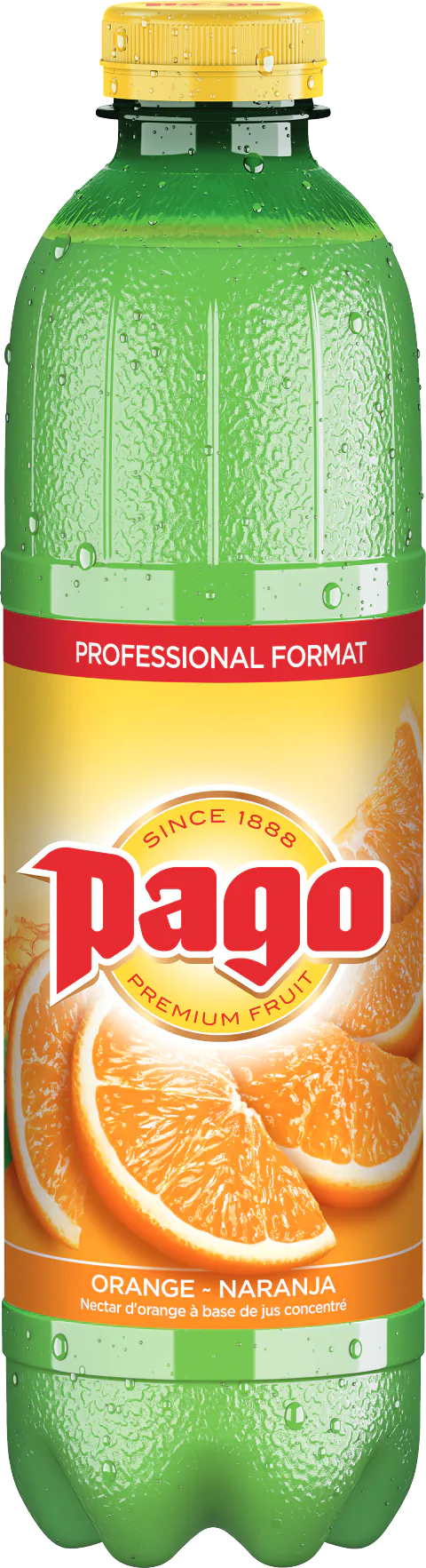 Zumo Pago de naranja en botella de PET de 1 L